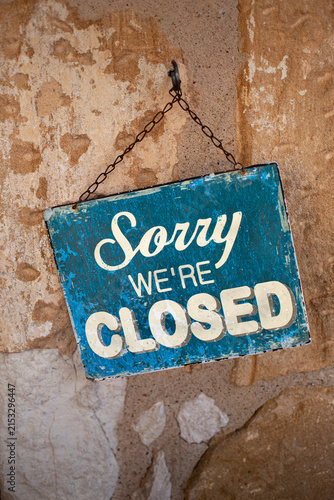 The French village bistro is closed