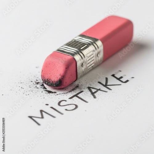 Eraser's Embrace: Erasing Errors with a Touch of Pink