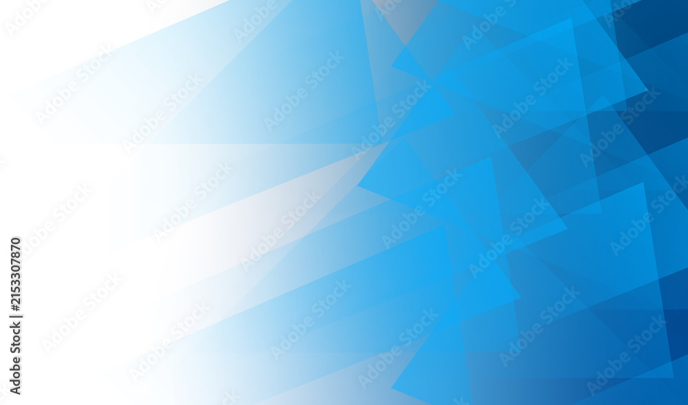 Fototapeta premium Abstract Blue Geometric Background, Bright Cyan Gradient, Layered Polygon Shapes, Soft White Light, Modern Futuristic Pattern, Vibrant Minimal Digital Design