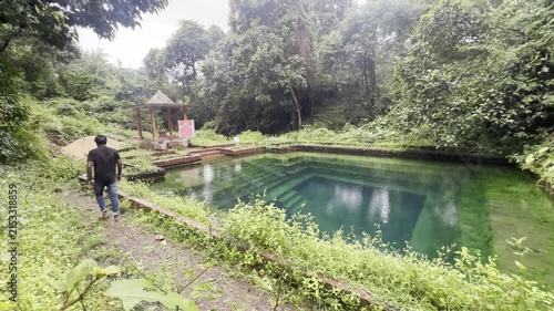 Temple Pond, Nellithirtha Temple, Nellithirtha Shree Somanatheswara Guhalaya