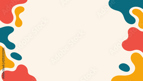 Foto Abstract Colorful Border Pattern for Graphic Design and Decor.
