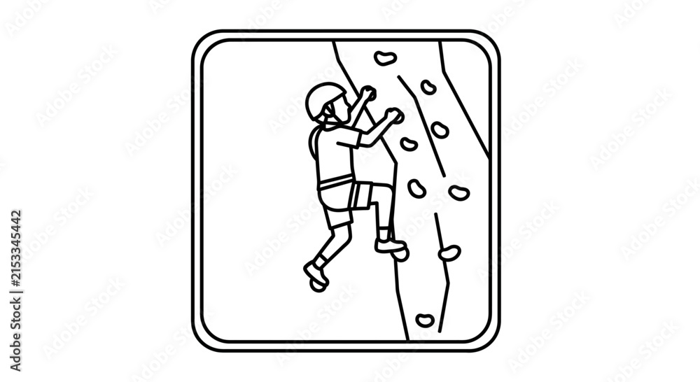 Fototapeta premium rock climbing, climber, adventure