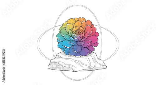 rainbow brain, colorful head, creative thinking