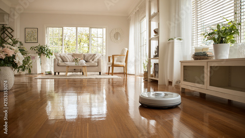 wide clean home interior after cleaning, fresh atmosphere