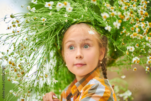 Photography Flower Surprised Girl