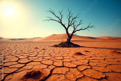 dead tree in the desert