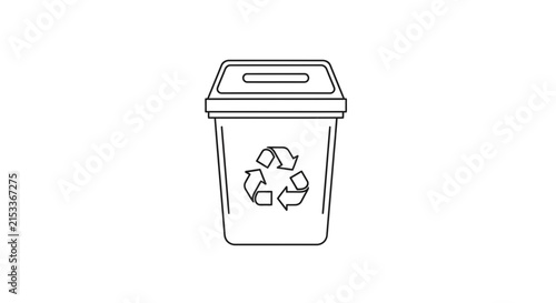 recycling bin icon, recycle symbol