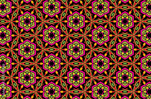 Textile Patterns and Background Scenes for Illustrations