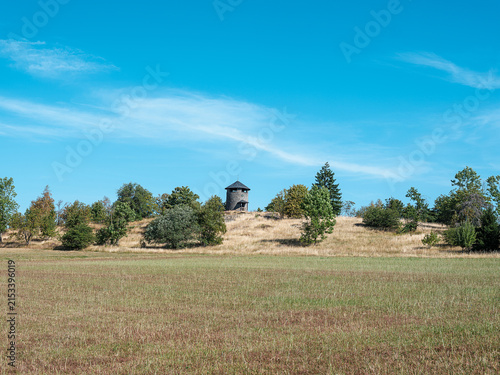 Die Frankenwarte auf dem Hirschhügel bei Geroldsgrün im Frankenwald, Oberfranken.