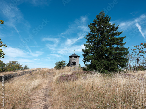 Die Frankenwarte auf dem Hirschhügel bei Geroldsgrün im Frankenwald, Oberfranken.