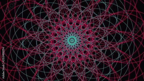 Abstract Geometric Pattern Animation