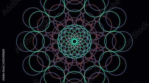 Abstract Geometric Pattern Animation
