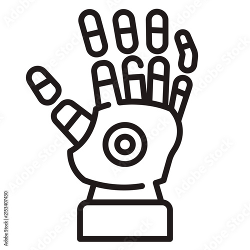 Robotic Hand Icon