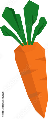 Low Poly Carrot
