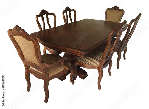old wooden table