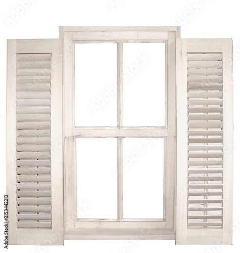 window on white