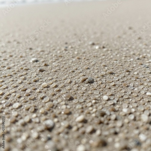 Smooth Wet Beach Sand Surface Texture Background