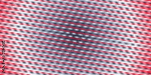 Diagonal striped pattern with alternating red and silver metallic light reflections effect.