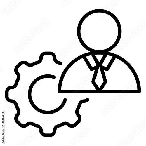 manager outline icon