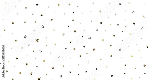 Gold stars on a white backg...