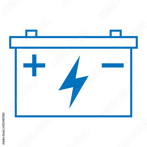 Battery Icon Minimal Line Design 