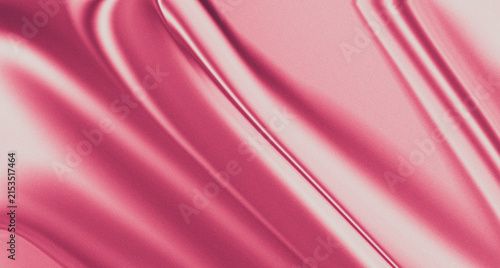 Cuadro en lienzo Pink Flowing Waves with Noisy Gradient Abstract Background