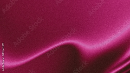 Fotografie Rich magenta abstract background featuring flowing silk-like waves, soft luminous highlights, and smooth dimensional texture