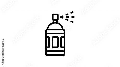 spray animation icon