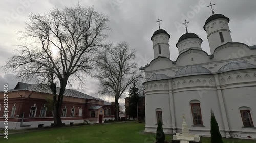 view of the Sacrament Cathedral in the monastery