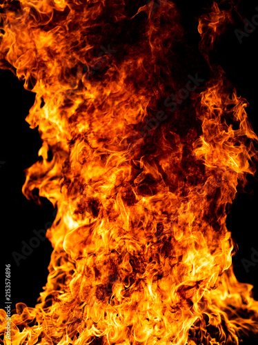 Photography Fire surrounds vivid flame