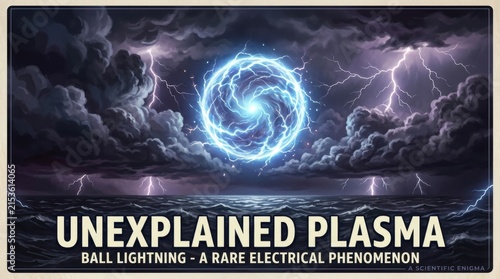 Unexplained Plasma Ball Lightning Scientific Poster