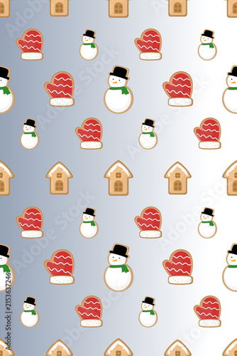 Cozy Christmas Hot Cocoa Seamless Vector Fabric Pattern with Pink Mugs Holly Leaves and Berries on Soft Peach Background
