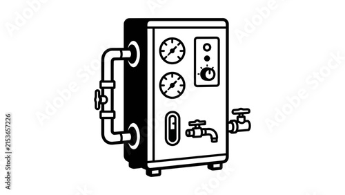 Industrial Boiler Pressure Control Icon