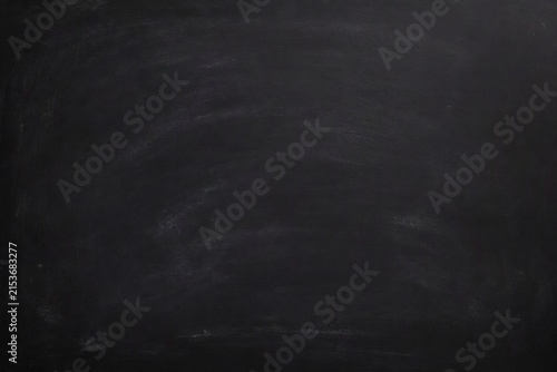 Dark slate chalkboard background with realistic wipe and dust