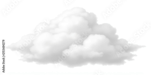 White Fluffy Cumulus Clouds in a Bright Blue Summer Sky, Beautiful Cloudscape and Peaceful Natural Weather Background