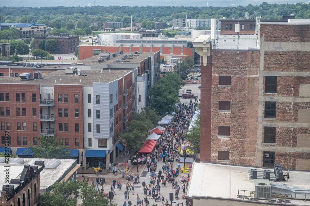 Fototapeta premium Des Moines, Iowa Farmers Market