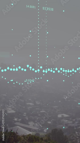 The global economy is stock market concept digital composition