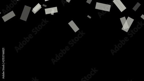 A single grey metal piece of a structural assembly isolated on a white background for technical industrial engineering designs motion, animation, loop, video