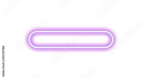 Purple Neon Frame Rounded Rectangle Glowing Border Illustration