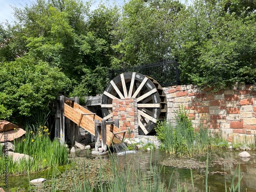 old wooden mill