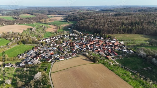 Cuadro en lienzo Dorndiel im Odenwald