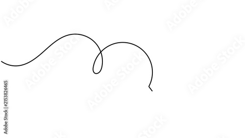 Modern cogwheel gear within speech bubble icon sign continuous one line drawing moving on white background minimalist single art automation service for conversation process symbol animation