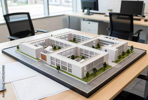 Architectural model of a mo...