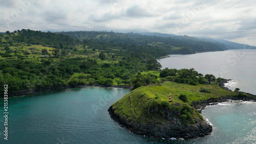 Obraz na plátne Lagoa Azul, São Tomé and Príncipe