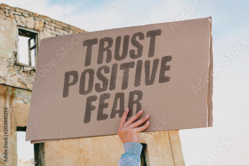 Foto "Trust Positive Fear" A president's trust score is high while his distrust is also high