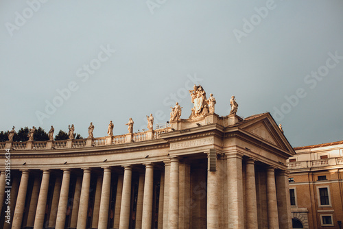 Foto Saint Peters Square Vatican Colonnade