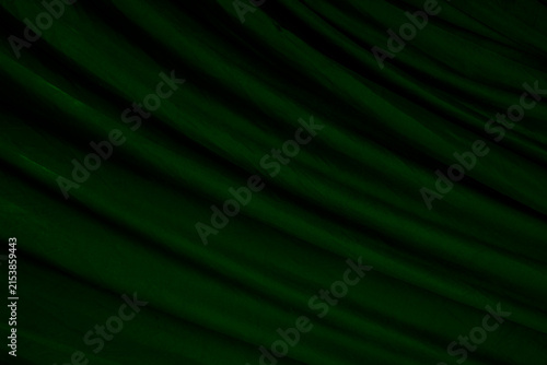 Dark Green Draped Fabric Texture