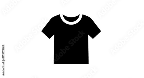 Vector illustration of tshirt clothing icon on a transparent background