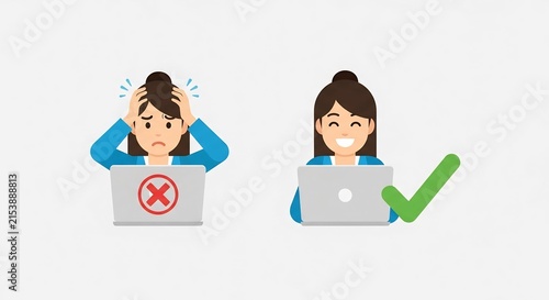 Workflow efficiency comparison for productive computer usage