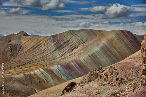 Palccoyo Rainbow Mountain, one of Peru's most extraordinary natural wonders located in the high Andes near Cusco. Unlike its more famous counterpart, Palccoyo offers a quieter, less crowded alternativ